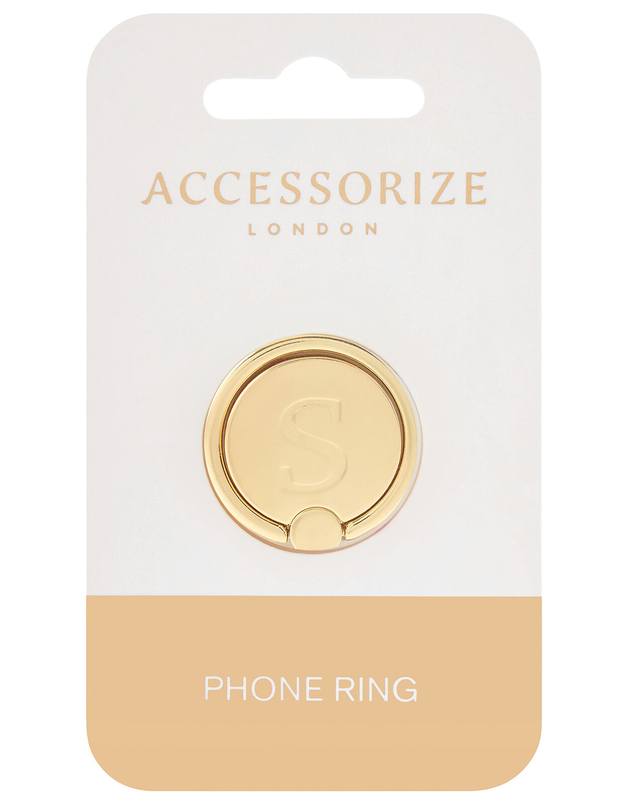 Metallic Initial Phone Ring S