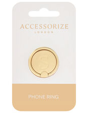 Metallic Initial Phone Ring - S, , large
