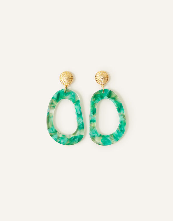 Marble Resin Earrings, , large