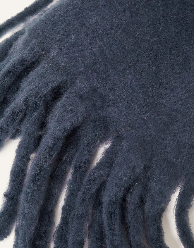 Stripe Super Fluffy Scarf Blanket scarves Accessorize UK