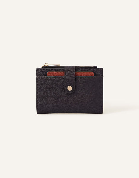 Bifold Purse with Card Holder, Blue (NAVY), large