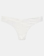Seashell Bikini Bottoms, White (WHITE), large
