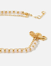 Gold-Plated Rose Bead Bracelet, , large