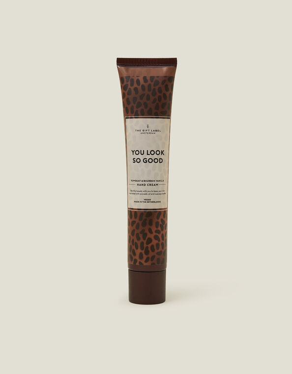 The Gift Label You Look So Good Kumquat & Bourbon Vanilla Hand Cream, , large