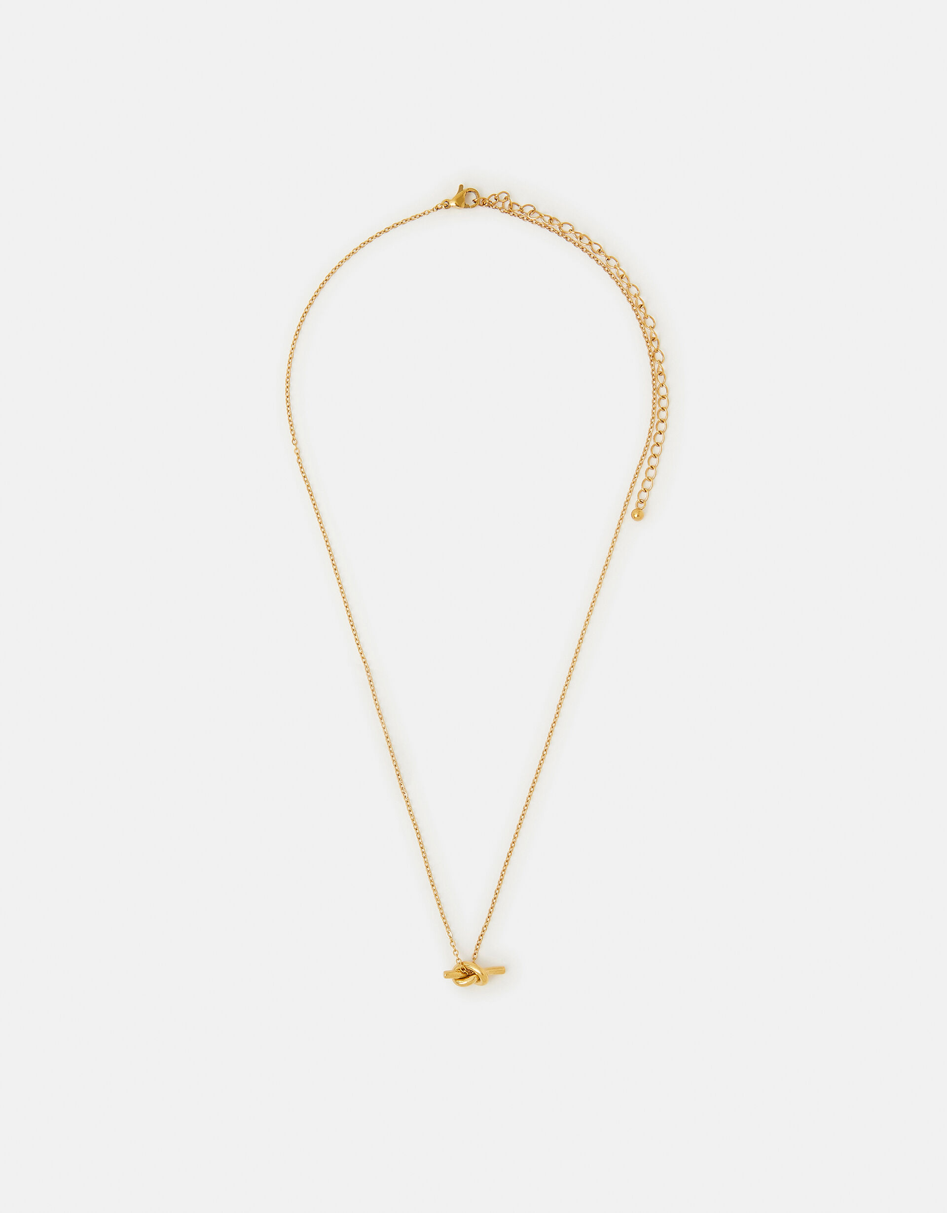 Stainless Steel Knot Pendant Necklace | Stainless Steel