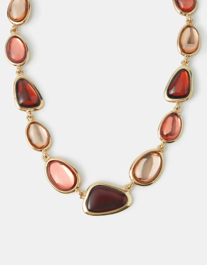 Mixed Stone Collar Necklace, , large