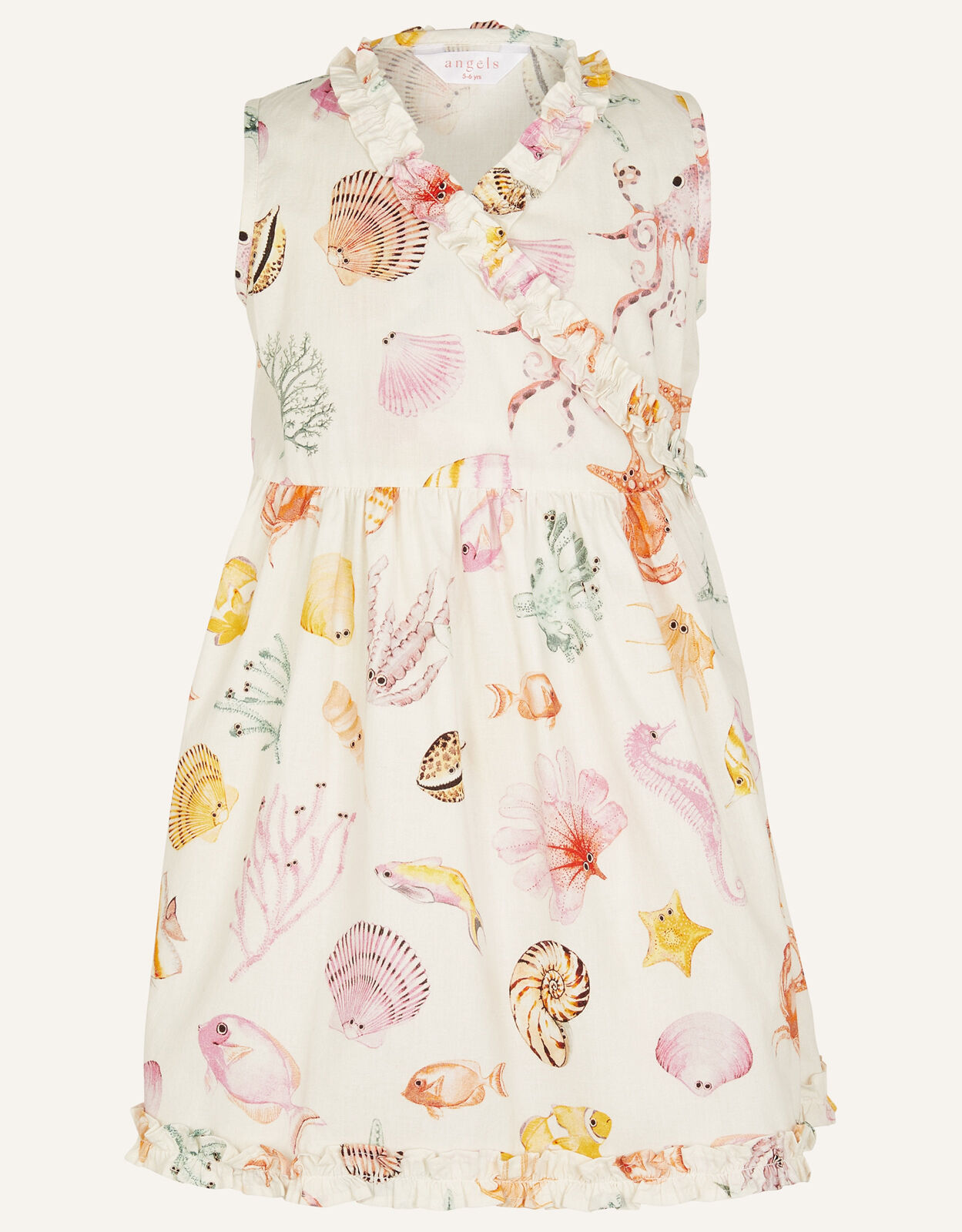 Fish store print dress