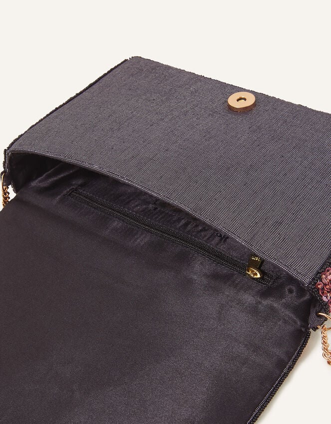 Floral Embellished Clutch, , large