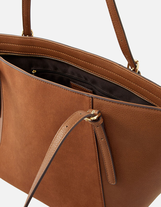 Leonie Tote Bag, Tan (TAN), large