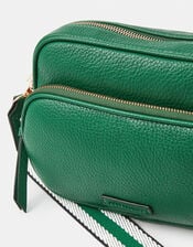 Dina Double Zip Crossbody Bag, Green (GREEN), large