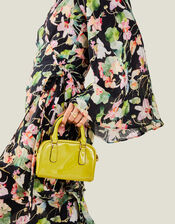 Small Patent Bowler Bag, , large