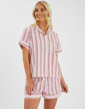 Stripe Seersucker Short Pyjamas Set, Multi (MULTI), large