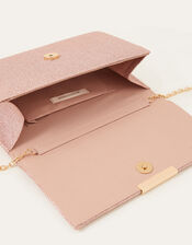 Metallic Box Clutch Bag, , large