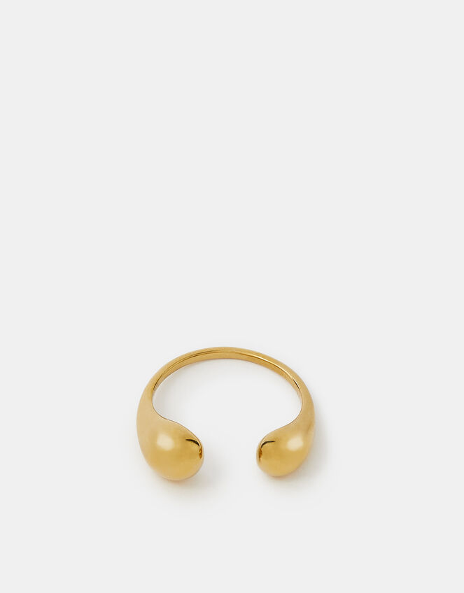 Stainless Steel Open Adjustable Ring, , large