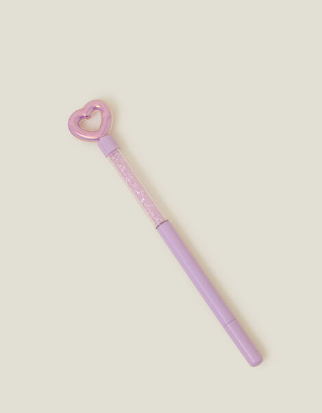 Girls Heart Confetti Pen, , large