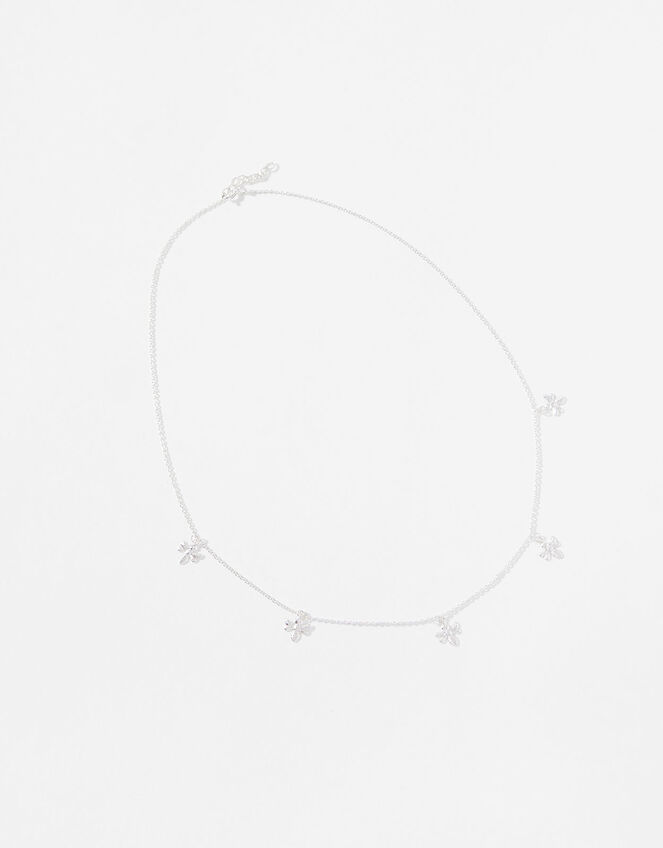 Sterling Silver Bee Collar Necklace, , large