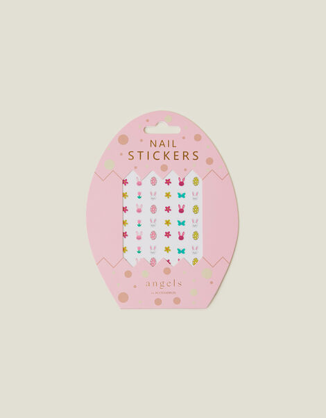 Girls Bunny Nail Stickers, , large