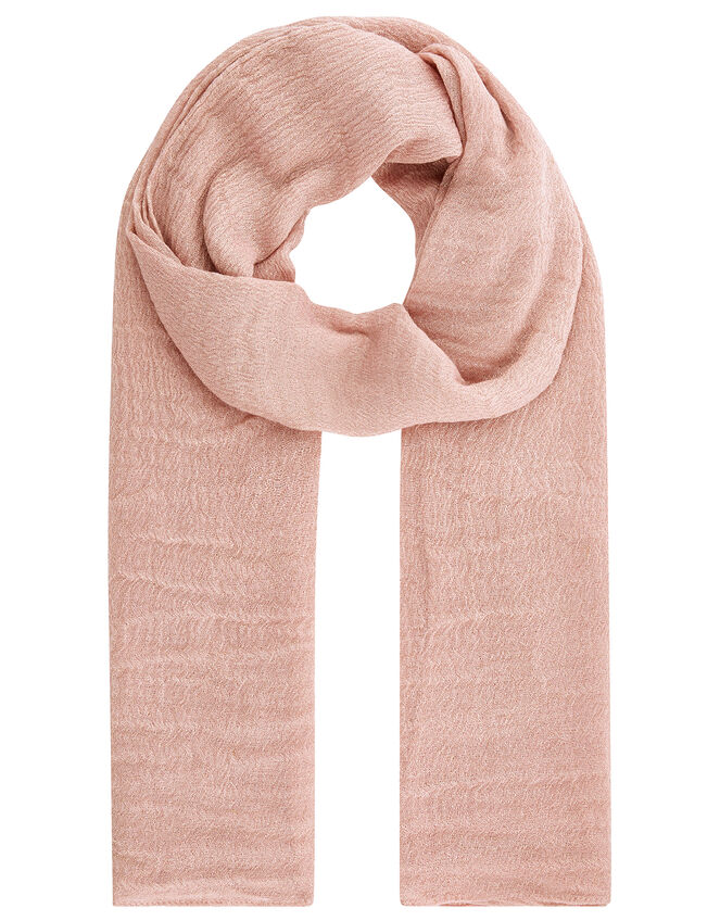 Metallic Lightweight Scarf, Pink (PALE PINK), large