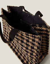 Large Houndstooth Handbag, , large