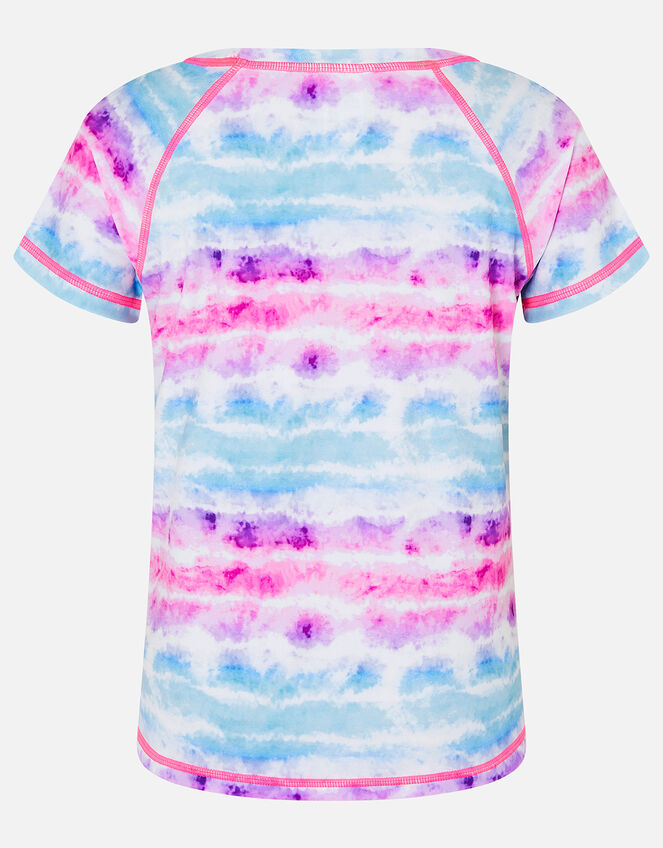 Girls Tie-Dye Active T-Shirt, Multi (BRIGHTS-MULTI), large