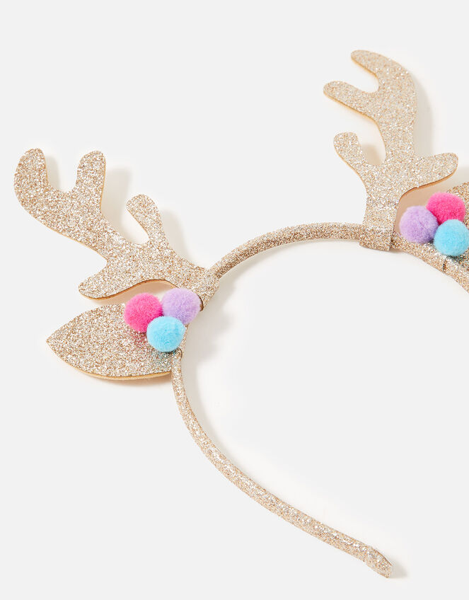 Reindeer Glitter Headband, , large