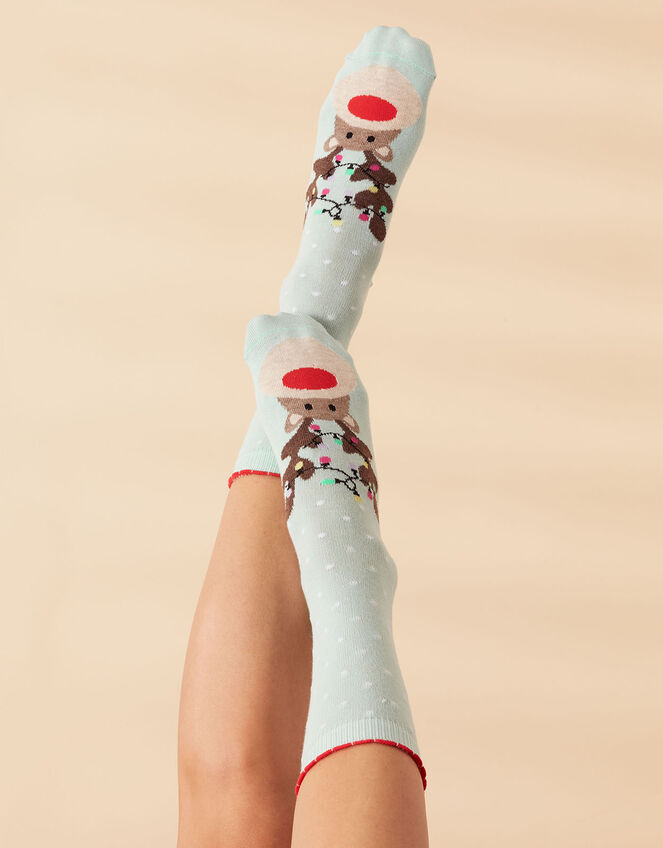 Rudolph Reindeer Socks Socks & Tights Accessorize UK