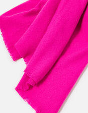 Wells Blanket Scarf Fuchsia, , large