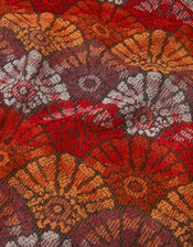 Flower Deco Blanket Scarf, , large