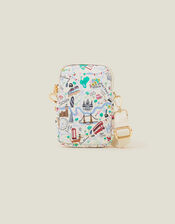 London Print Phone Bag, , large
