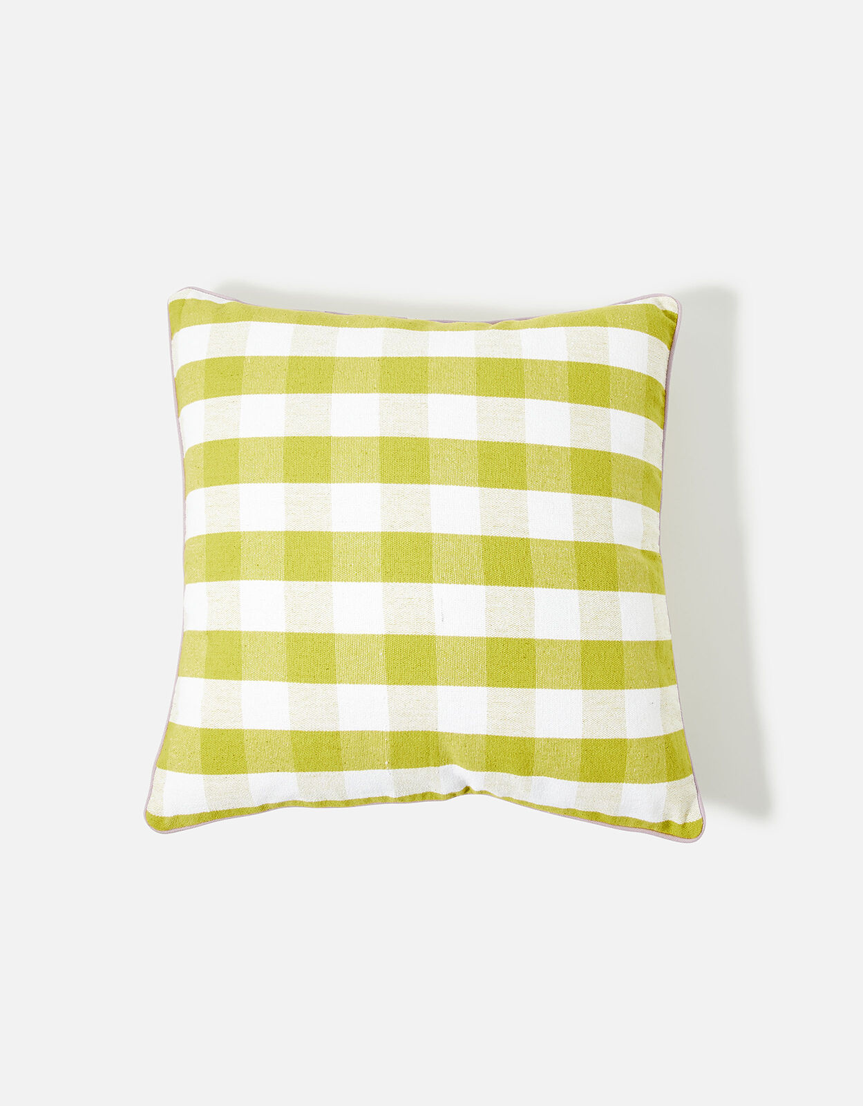 Yellow gingham pillow 2025