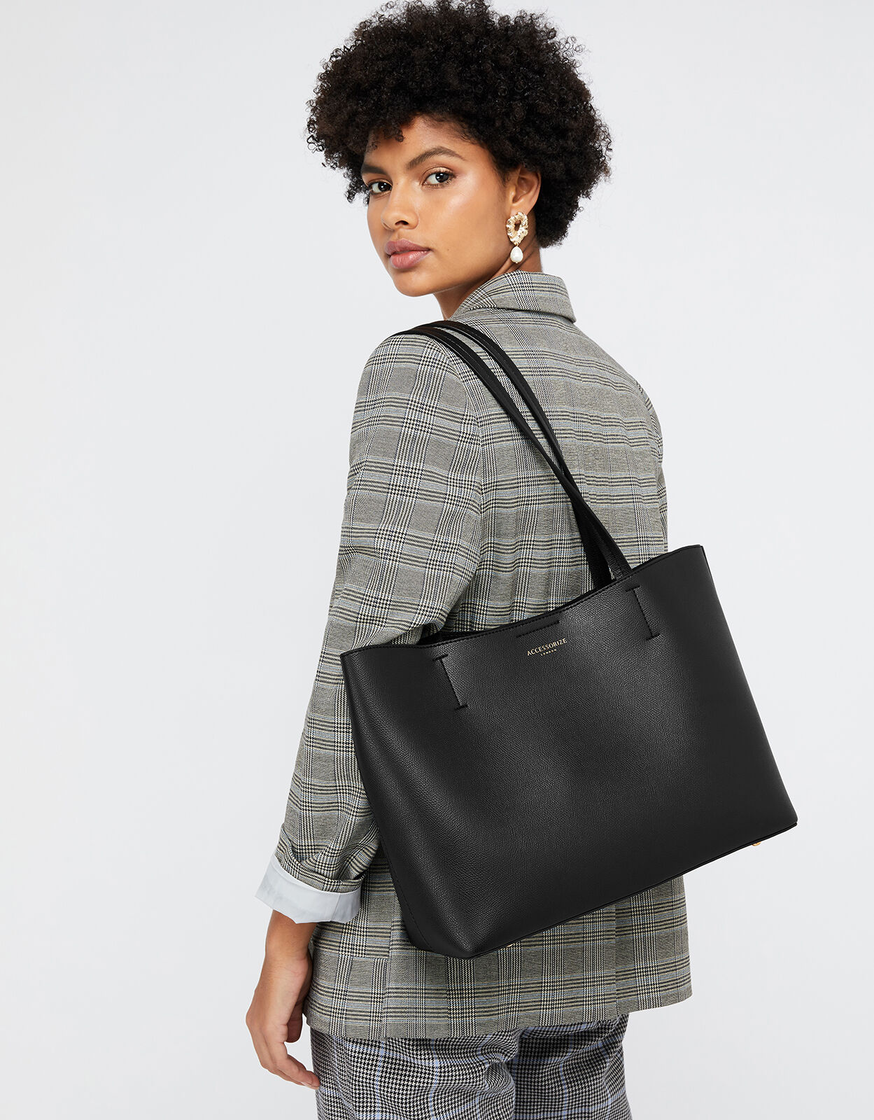 Leo faux leather hotsell shopper