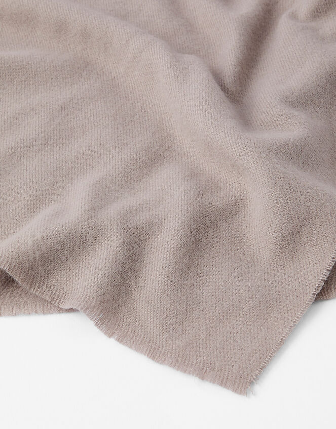 Wells Blanket Scarf Mink, , large