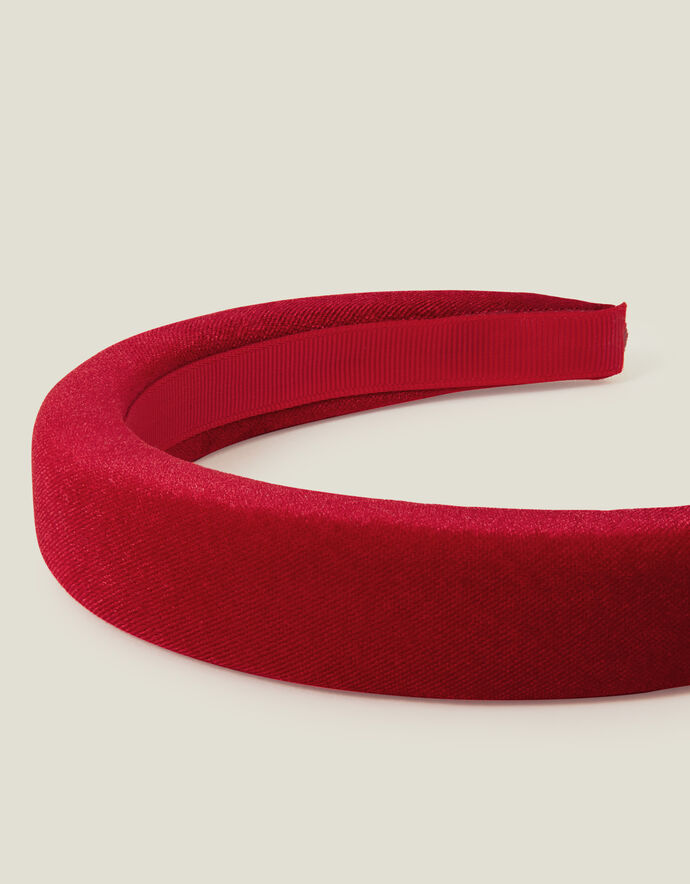 Velvet Padded Headband Alice bands Accessorize Global