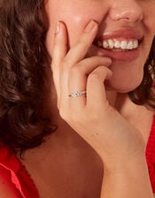 Sterling Silver Chain Ring, Silver (ST SILVER), large