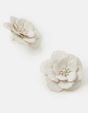 Flower Stud Earrings, , large