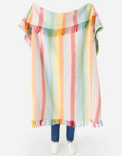 Tweedmill Tassel Throw in Pure Wool, Multi (BRIGHTS-MULTI), large
