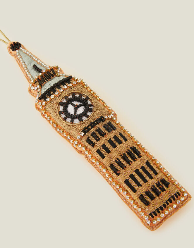Embellished Big Ben Hanging Decoration, , large