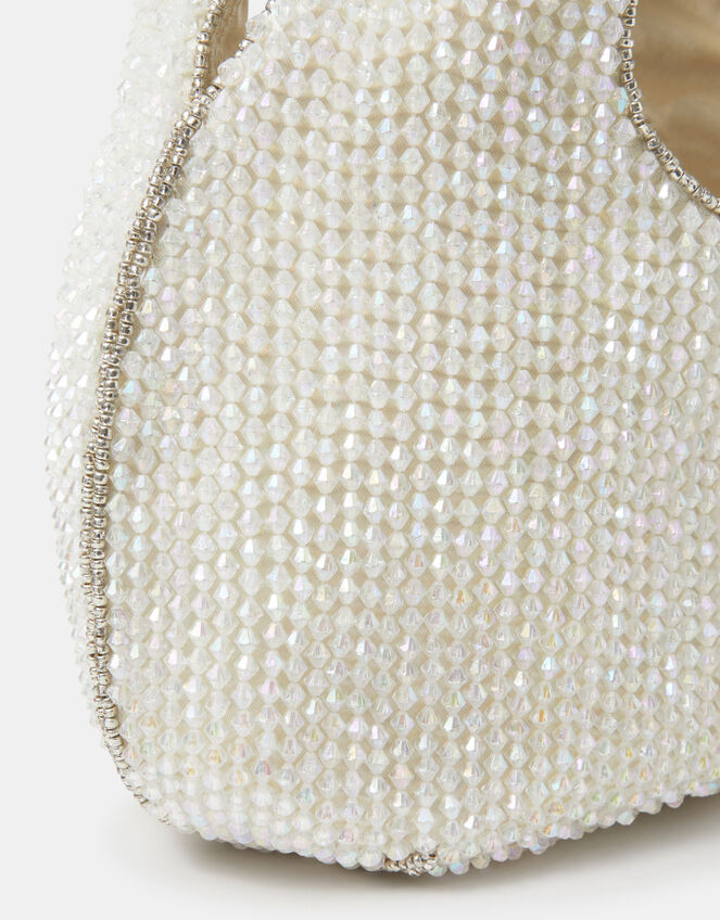 Sparkle Beaded Handheld Bag, , large