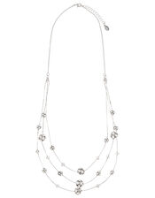 Multi-Row Sparkle Bead Necklace, , large