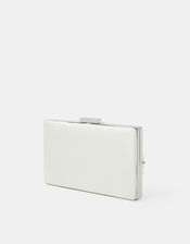 Bridal Satin Pleat Clutch Bag, , large