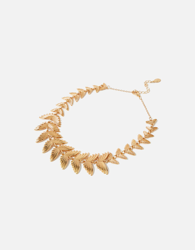 Country Retreat Leaf Collar Necklace , , large