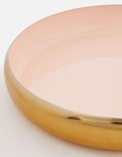 Large Round Enamel Dish Tray, Pink (PALE PINK), large