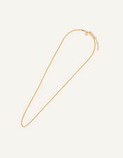 14ct Gold-Plated Popcorn Twist Chain Necklace, , large