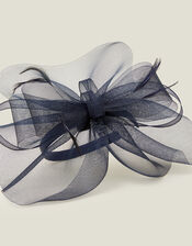 Mini Crin Fascinator, Blue (NAVY), large