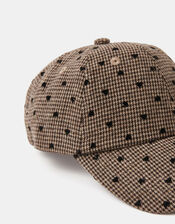 Heart Houndstooth Baseball Cap, , large