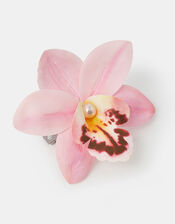 Orchid Flower Hair Clip, , large