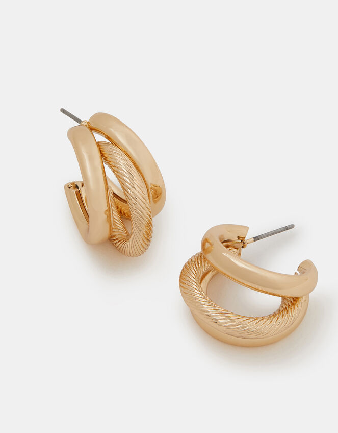 Triple Hoop Earrings, , large