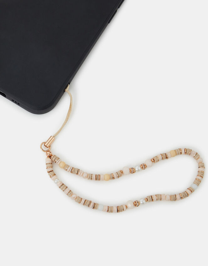 Disc Beaded Phone Charm, , large