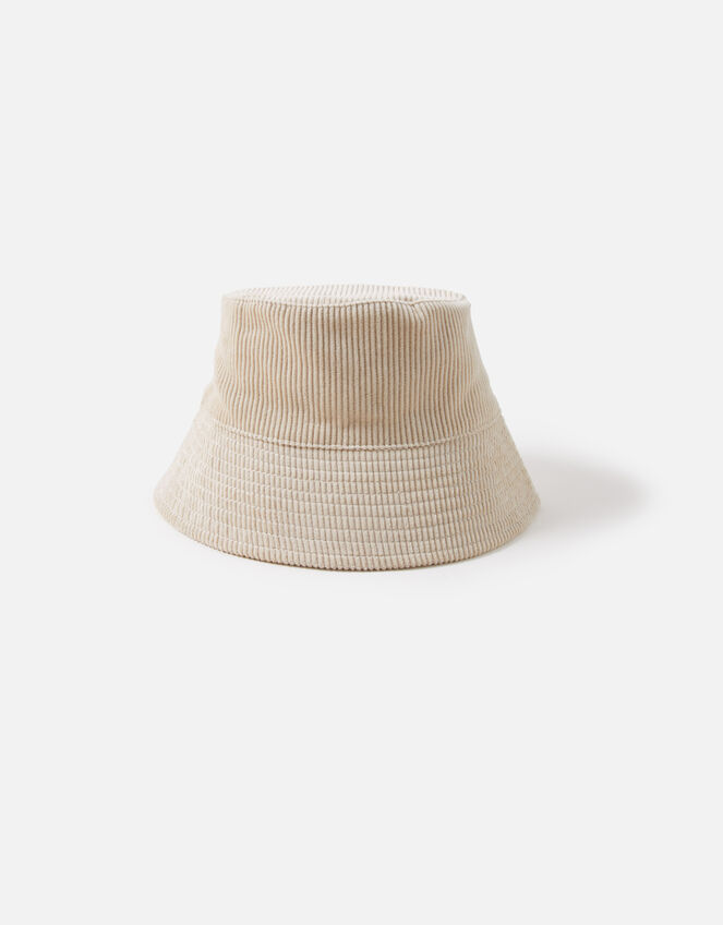 Cord Bucket Hat, Natural (NATURAL), large
