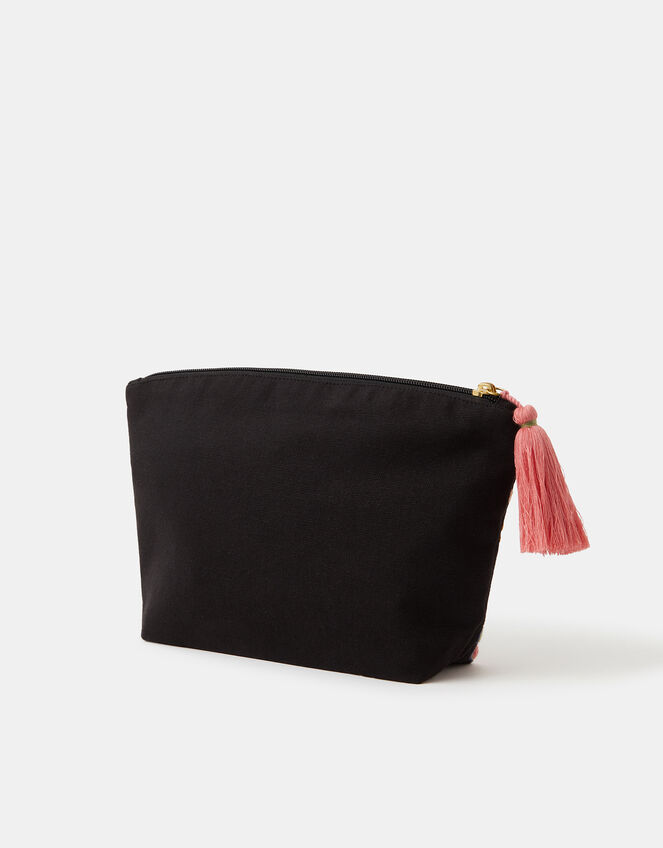 Large Embroidered Pouch, , large